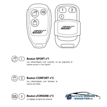 Kit télécommande pour clapets d'échappement AUDI RS4 B7 (2006+) (ASR)